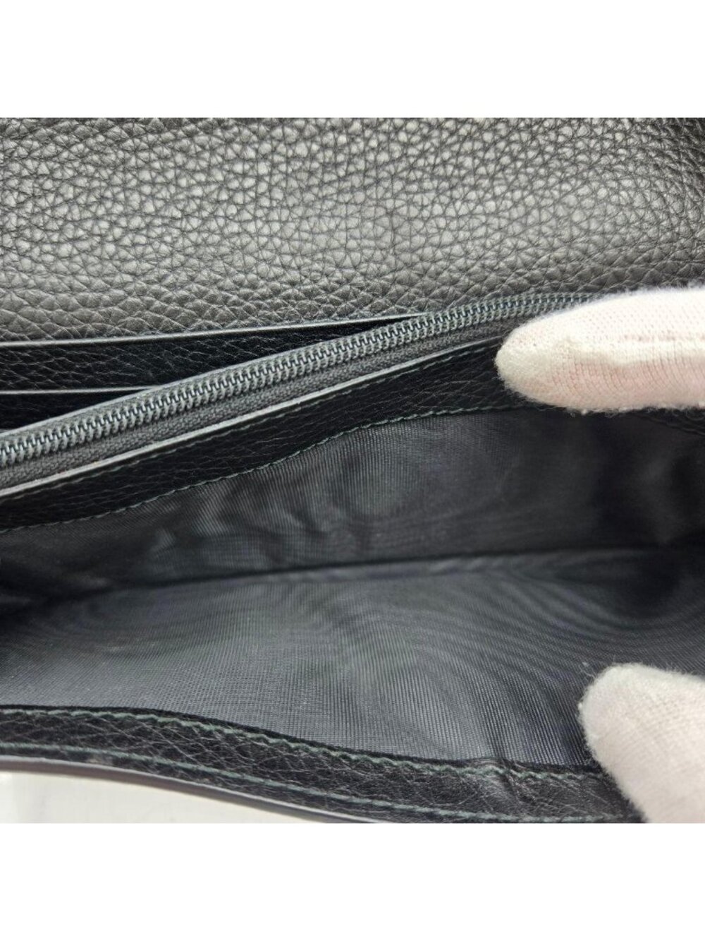 ★SOLD★ Gucci Wallet Interlocking GG Black - Picture 13 of 15